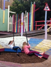 Glamis Adventure Playground double swing