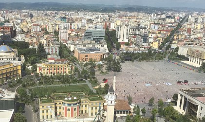 Skanderbeg Square, Tirana city centre