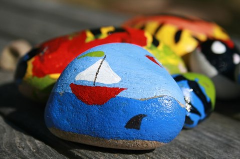 Photo of a painted rock