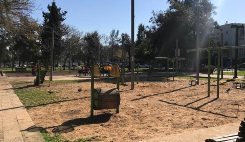 Bnei Nap park before refurbishment.